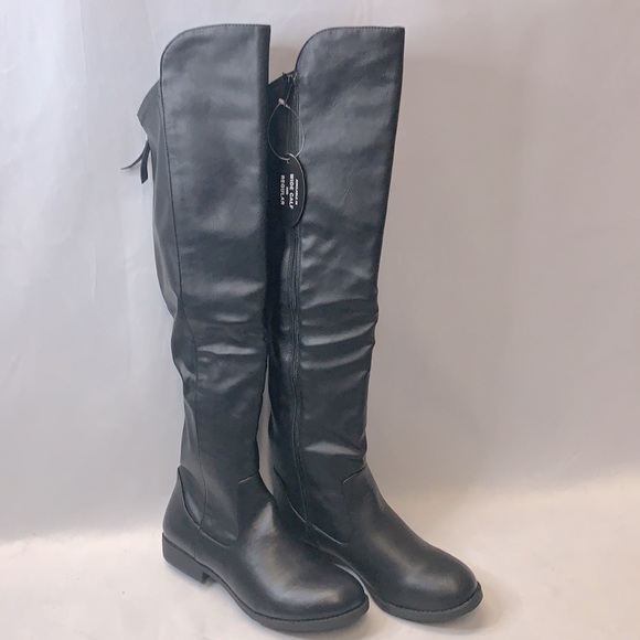Style & Co Hayley Black Knee High Boots - Picture 1 of 13